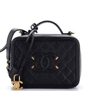Chanel Filigree Vanity Case Quilted #222985C44B